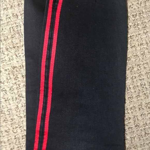 NWT Blue Stella Stripe Crop Skinny Jeans by STS - Picture 8 of 8